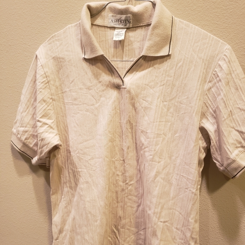 VINTAGE ASH CITY LADIES SPORT 2002 MARATHON LEADERSHIP CONFERENCE POLO SHIRT